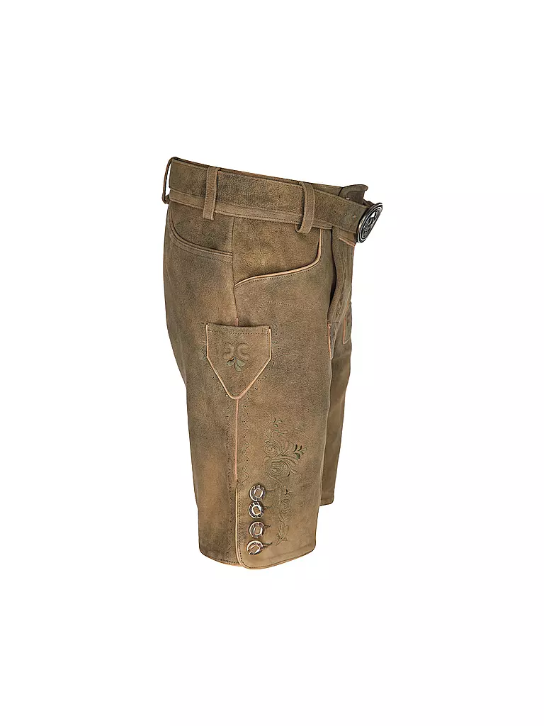 GWEIH & SILK Lederhose LEO hellbraun