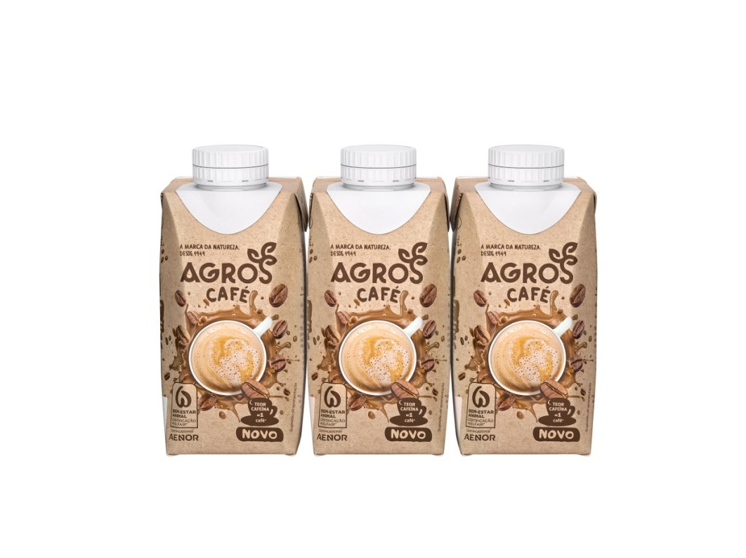 BEBIDA LACTEA AGROS CAFÉ 3X200 ML