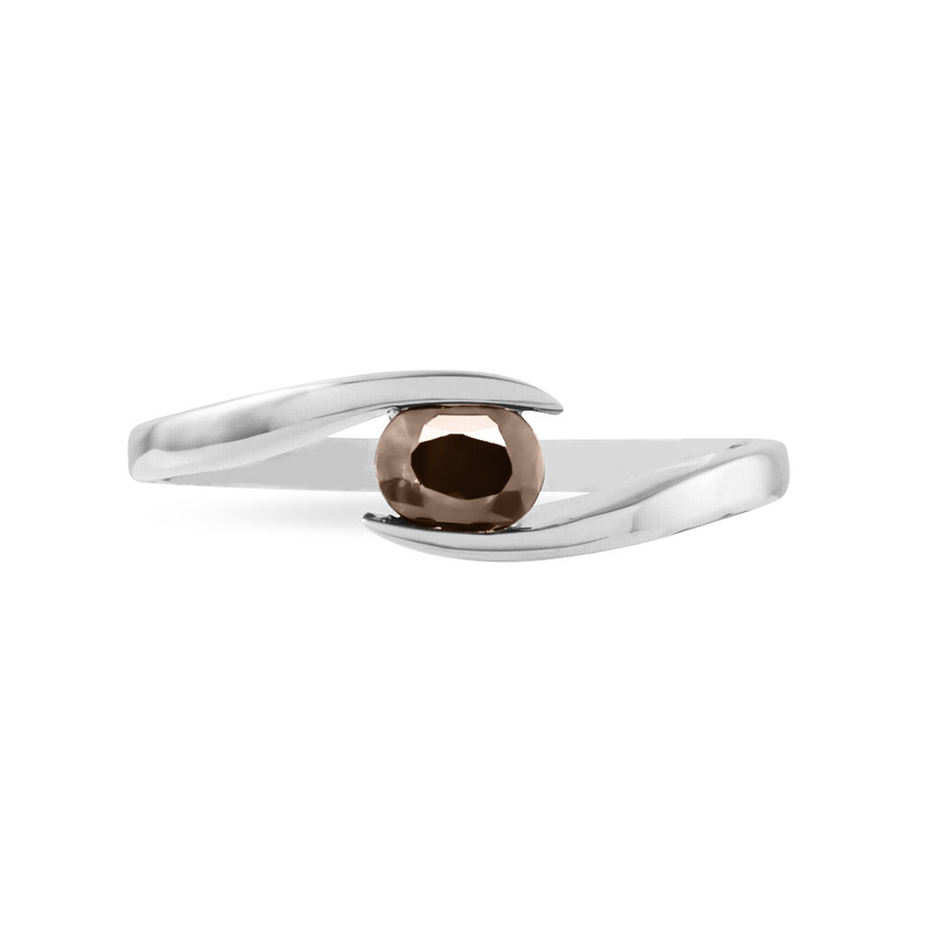 Bague Camilia Or Blanc Quartz