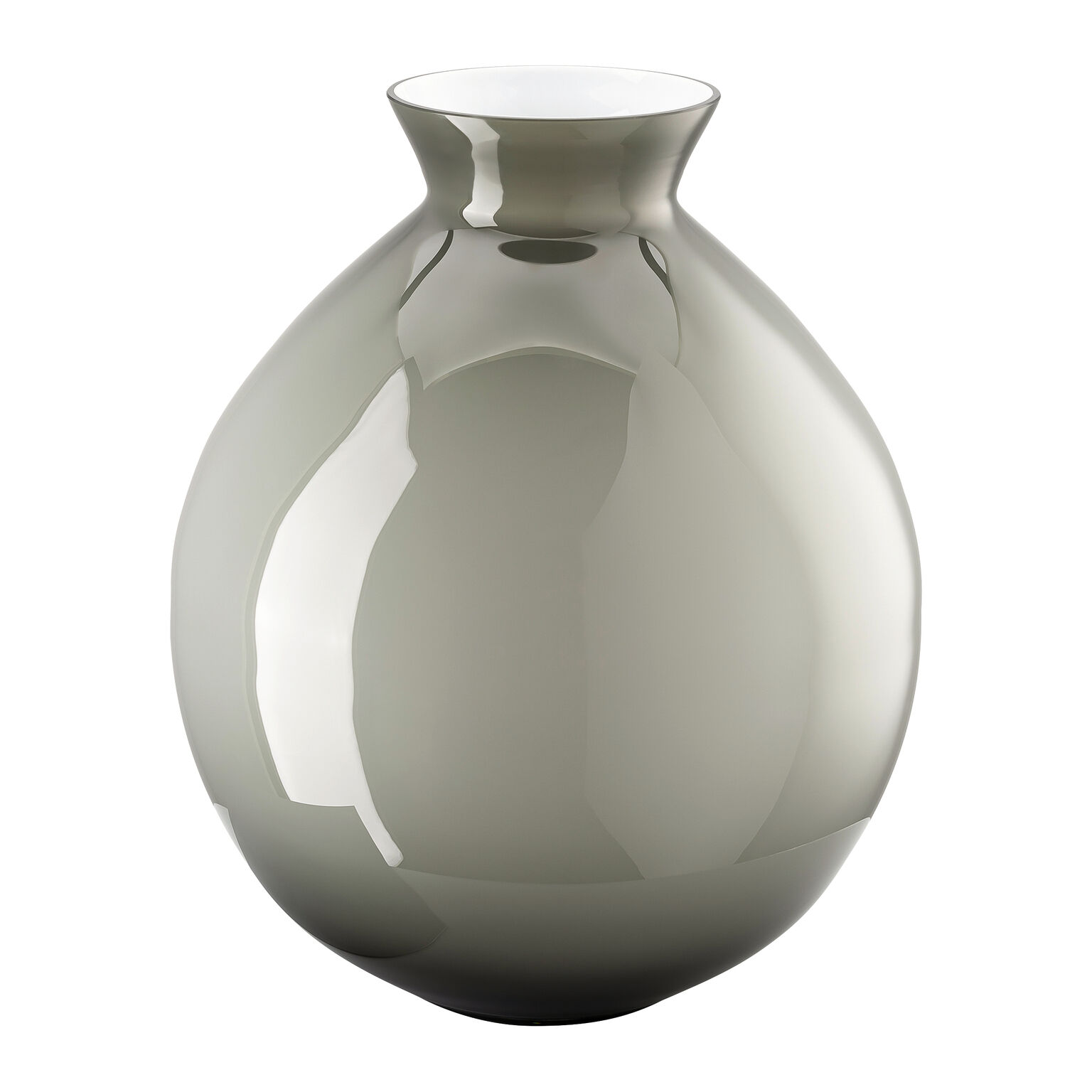 Silvana Grey - Glass Vase 33 cm