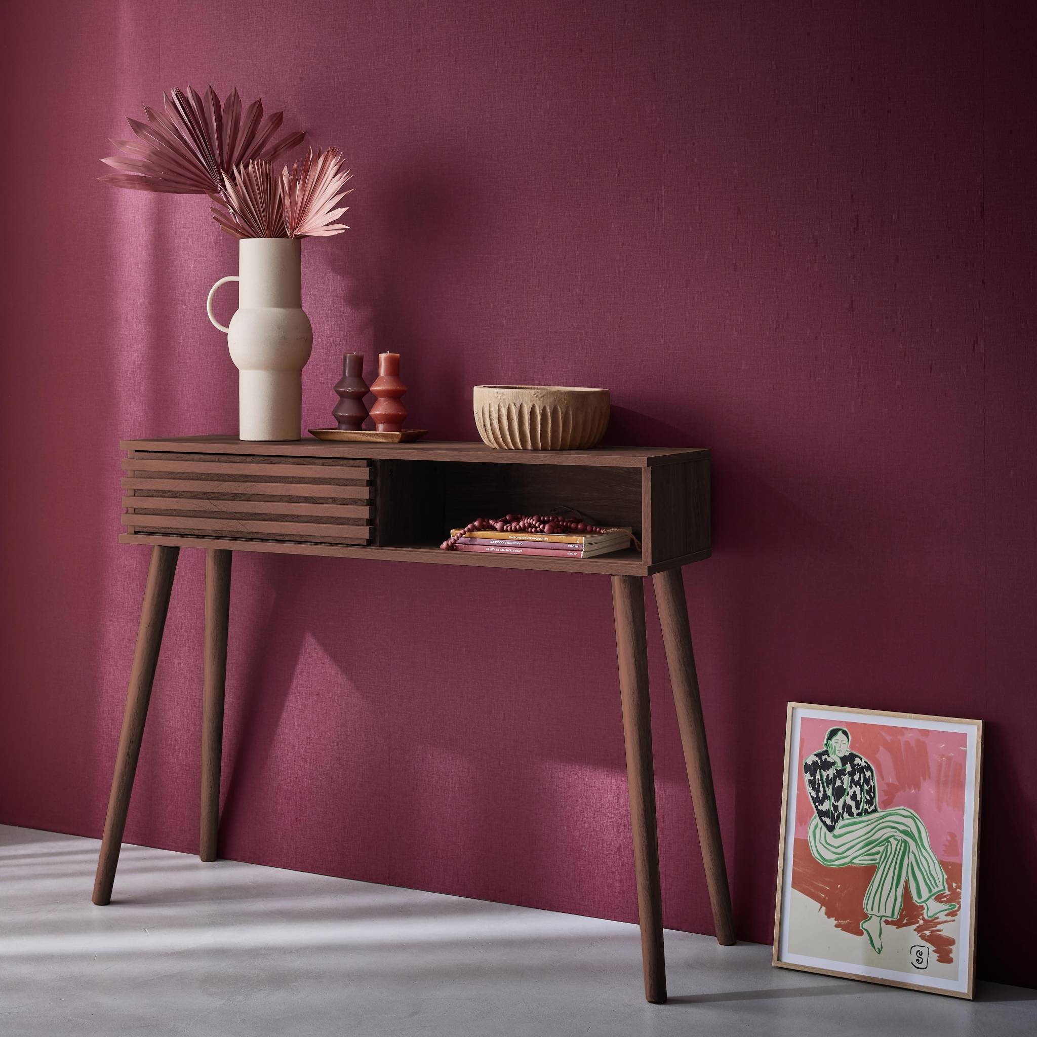 sweeek - Sidetable, B100 x D29 x H81cm