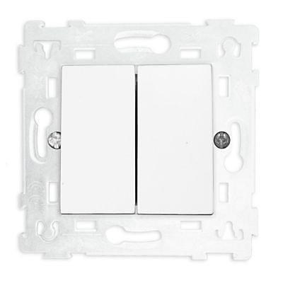 Mécanisme double va-et-vient Colours Kalya blanc glossy