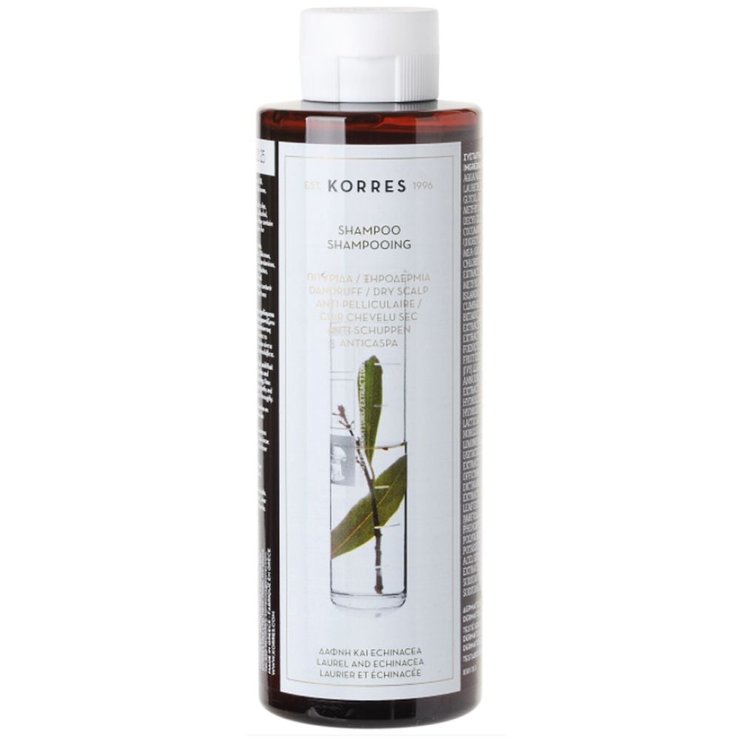 Shampooing Anti-pelliculaire Et Cuir Chevelu Sec Laurier Et Echinacee 250ml Korres