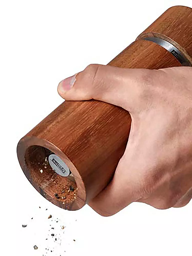 AD HOC Pfeffer- oder Salzmühle PROFI 19cm braun