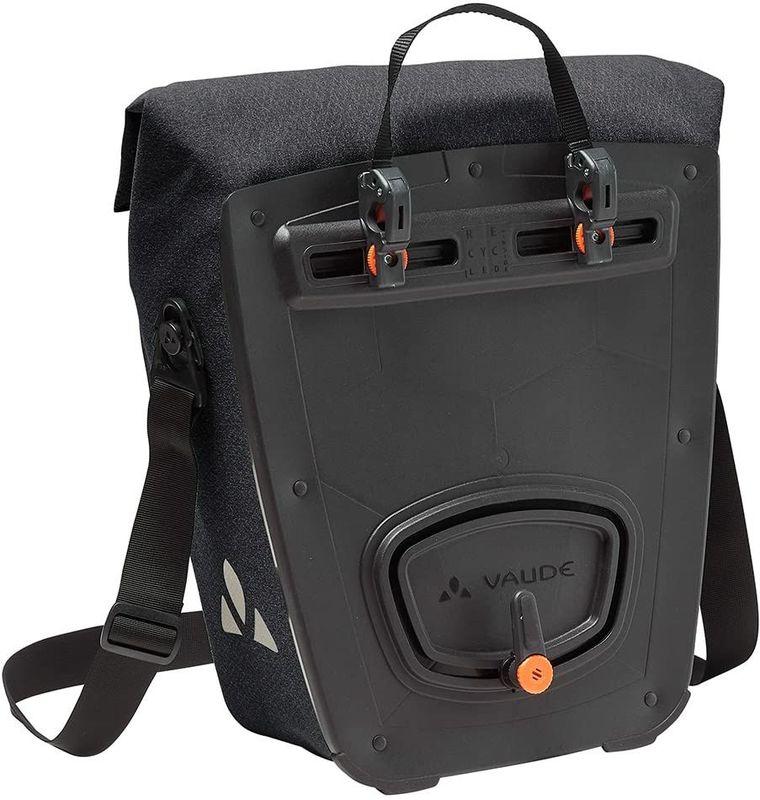 Vaude - ReCycle Commute - Bagagedragertas - Grijs/Zwart - 20 liter - Waterdicht
