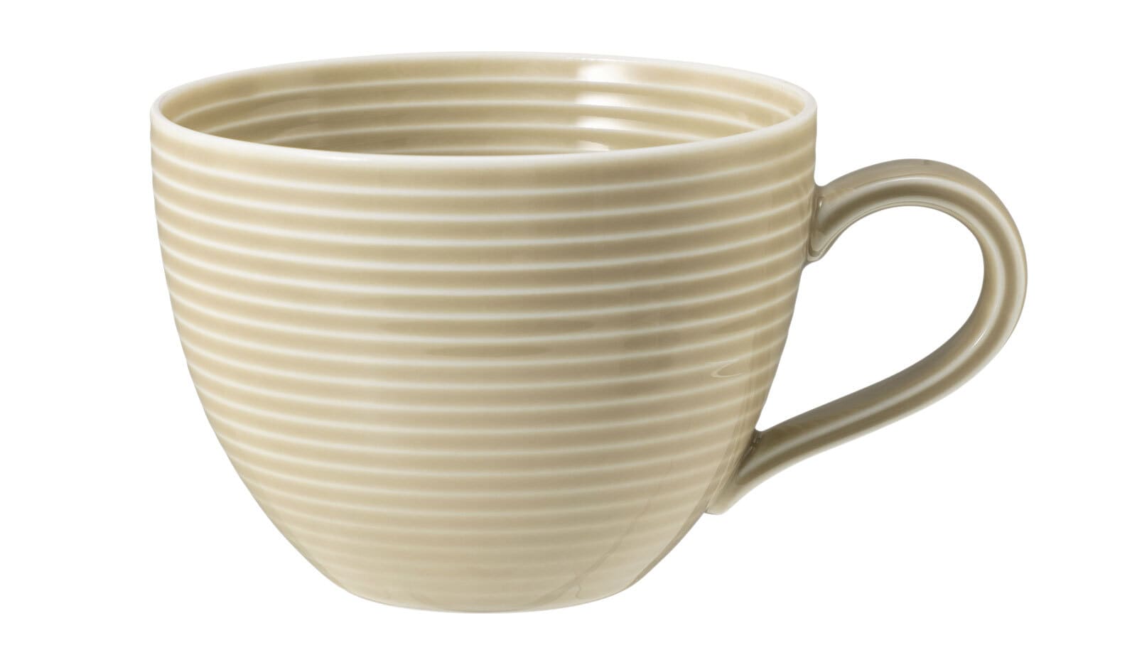 Seltmann Weiden Kaffeetasse BEAT COLOR GLAZE 6er Set sandbeige