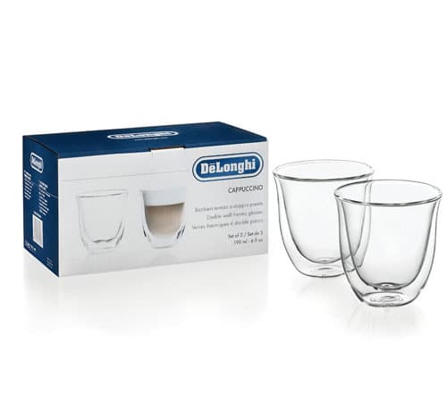 Verres pour cappuccino 19cl x2 - DELONGHI