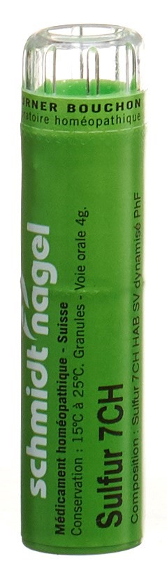 SCHMIDT-NAGEL Sulfur 7 CH<br>4 g, Granulat