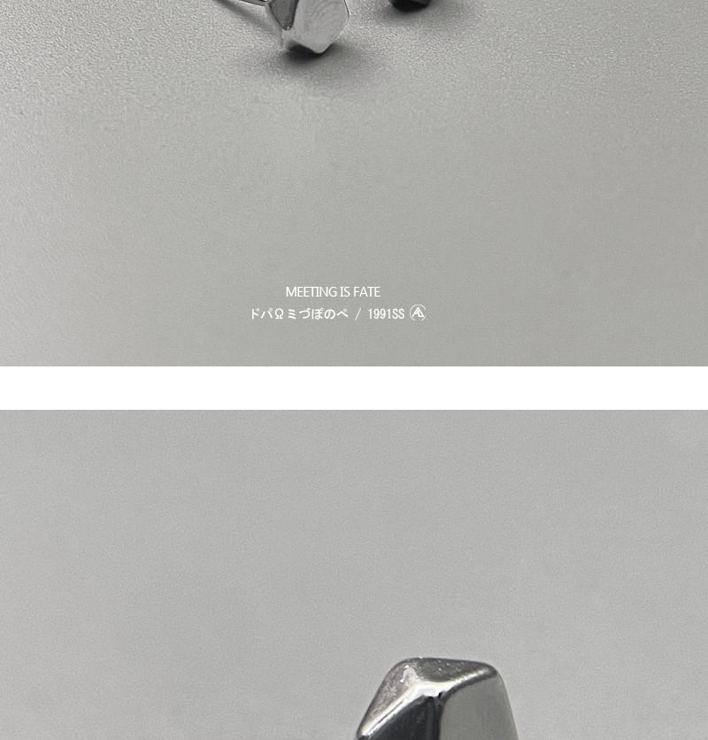 Elnge - Geometrische legering oorknop