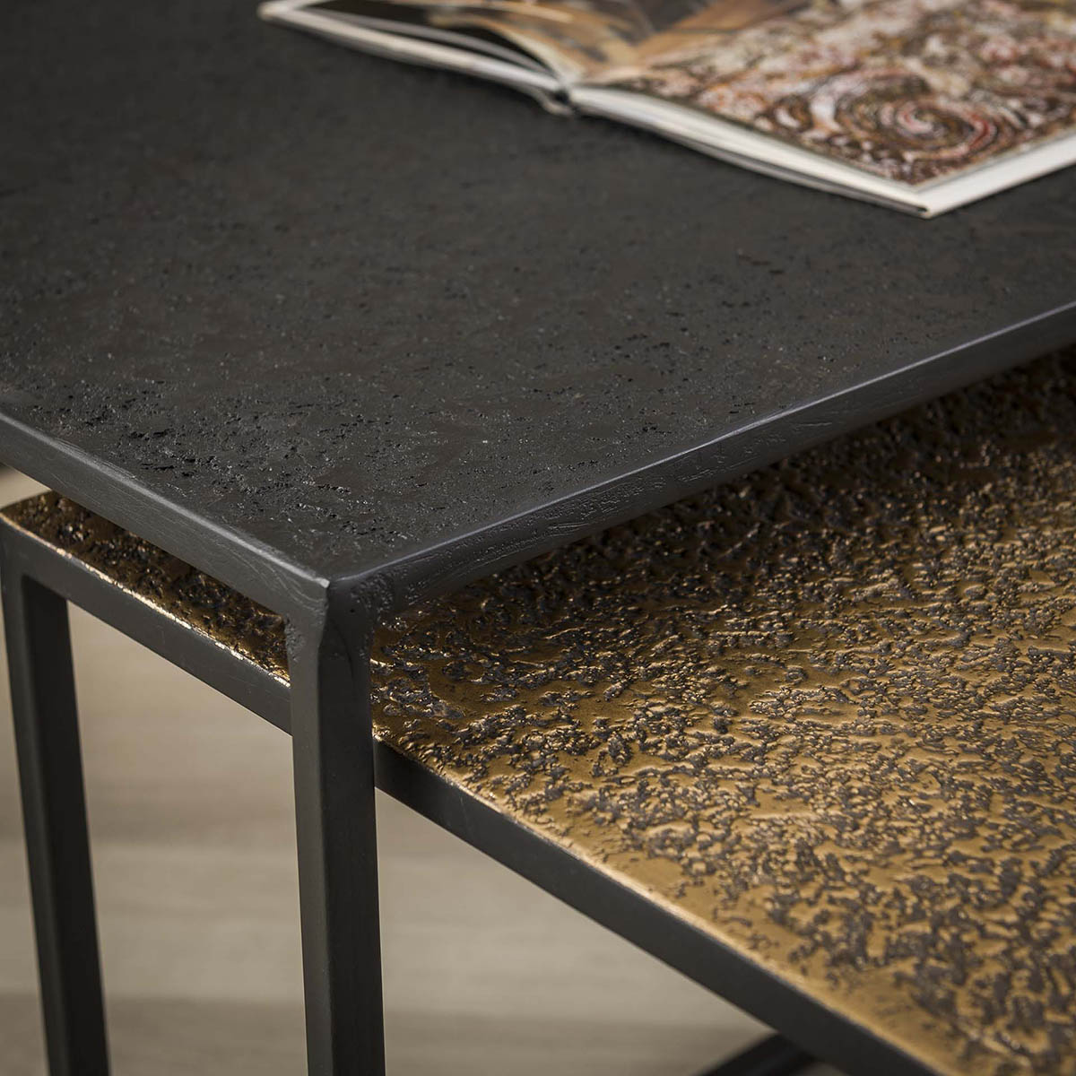 Salontafel Metallica Brons & Zwart