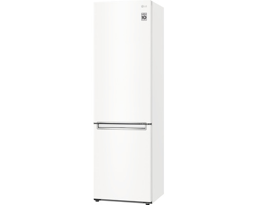 LG GBB62SWGGN koel-vriescombinatie (B x H x D): 59,5 x 203 x 68,2 cm; Koelgedeelte: 277 l; Vriesgedeelte: 107 l; Capaciteit: 5 flessen