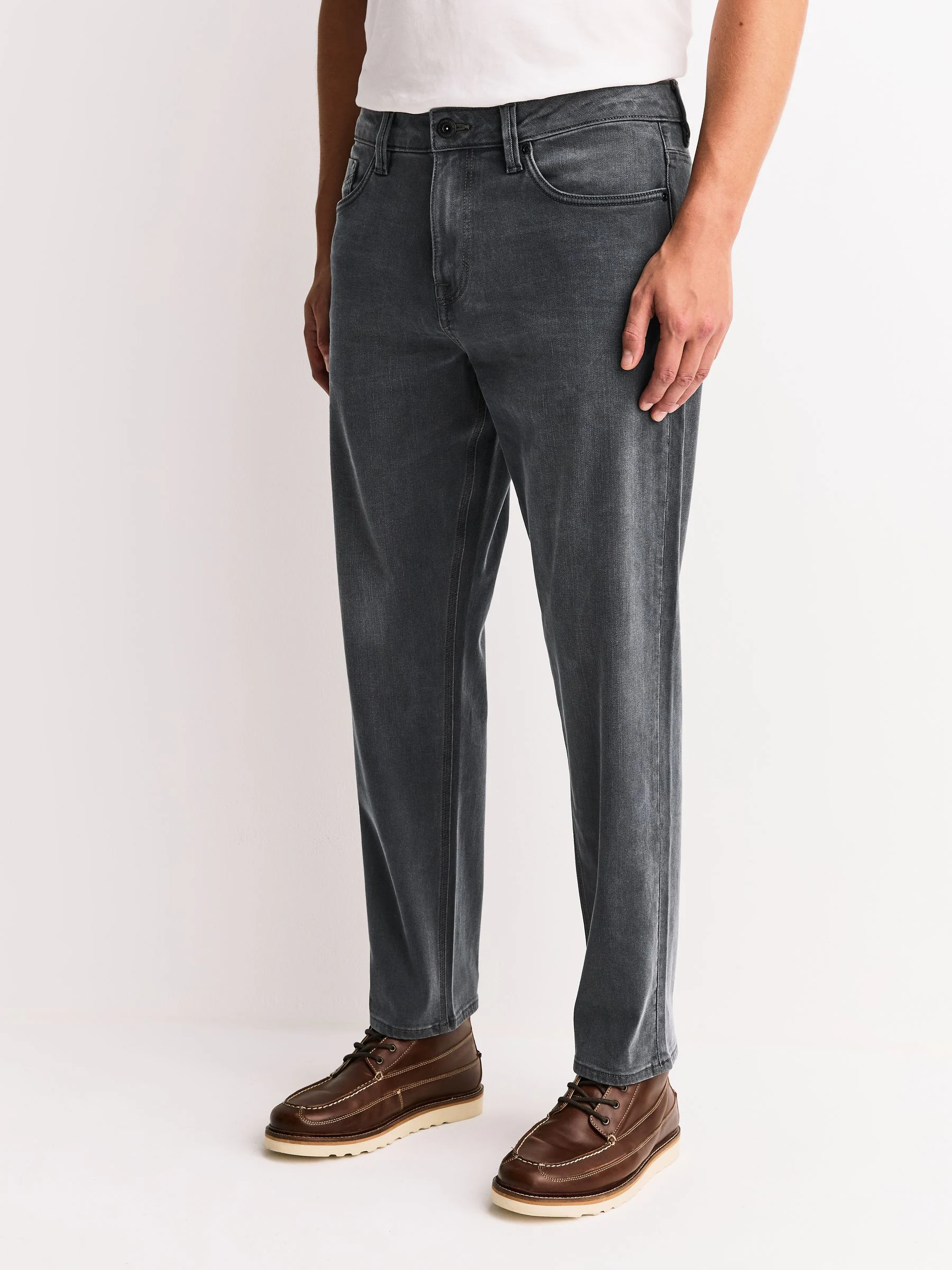 Grijs - Slim Fit - Motionflex jeans