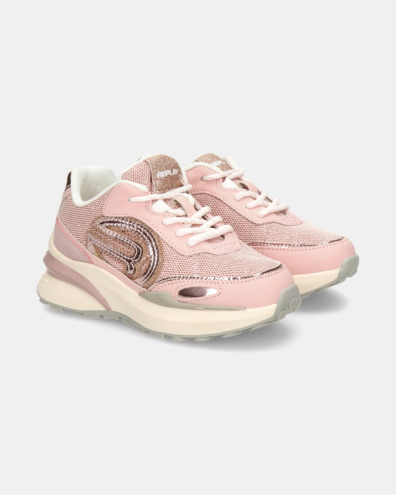 Replay Athena Jr. Dad Sneakers  - roze