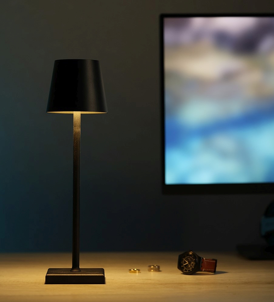 LED Tischlampe MEIRA schwarz