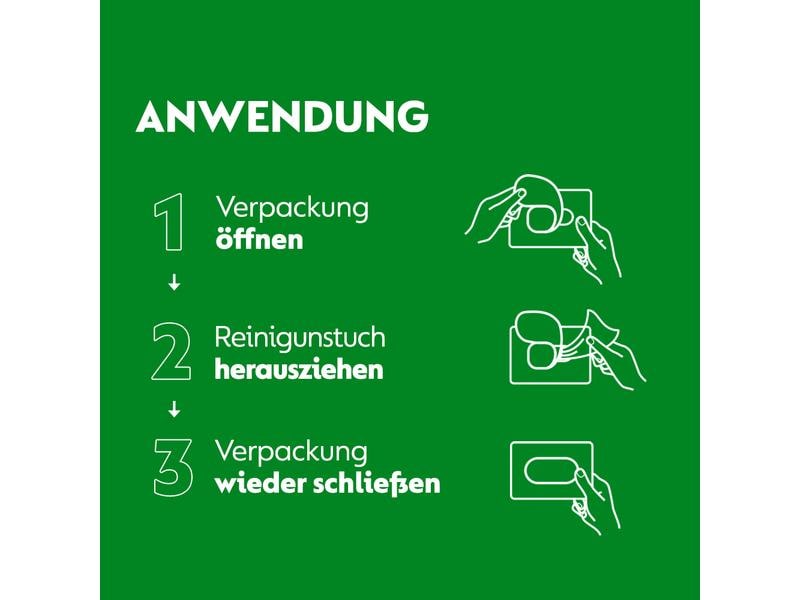 Dettol Desinfektionstücher 2 in 1 15 Stück Desinfektionsmittel für Hände und Oberflächen