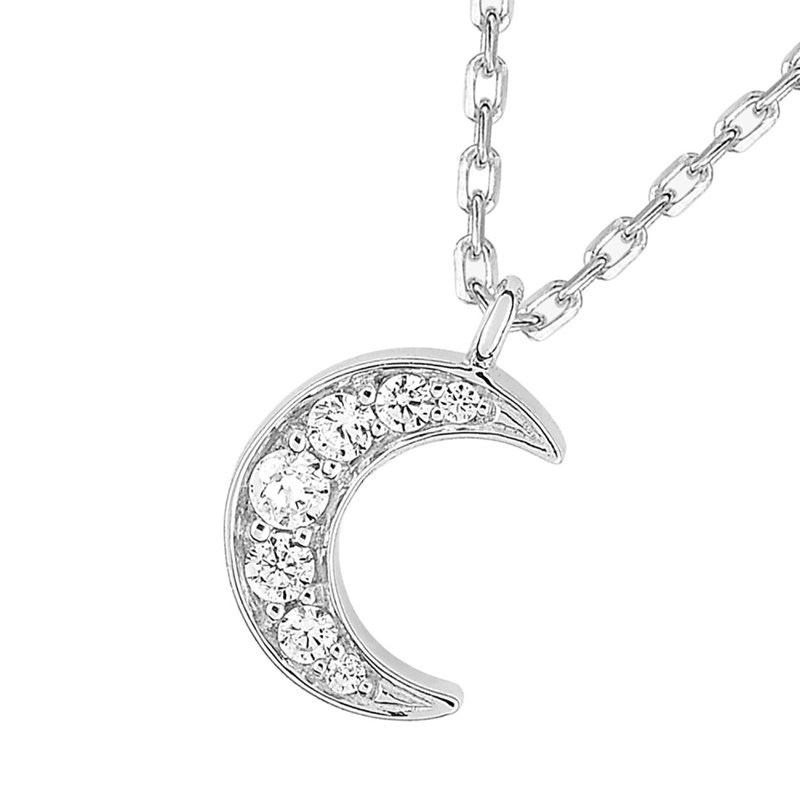 Collier Femme - Oxyde de zirconium - Argent 925 - Longueur : 42 cm