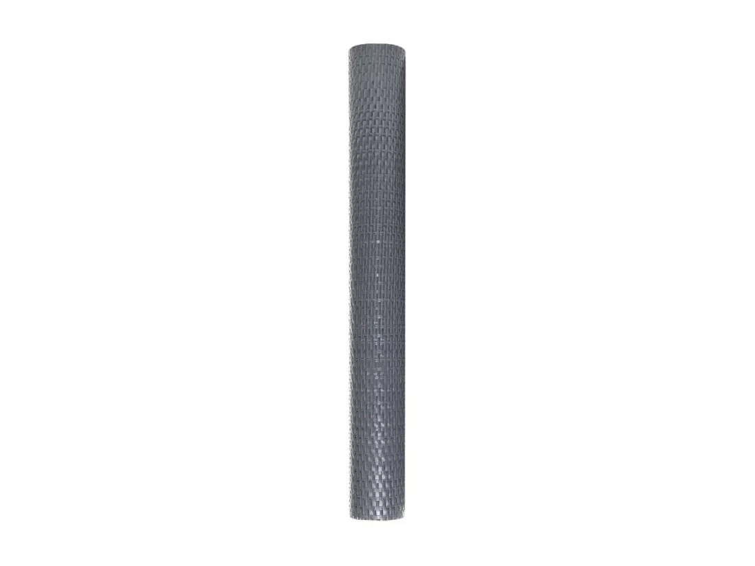 Paravent de balcon anthracite 300x90 cm résine tressée