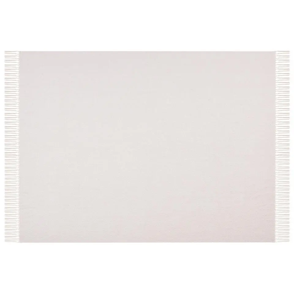YARSA - Plaid - Beige - 125 x 150 cm - Katoen