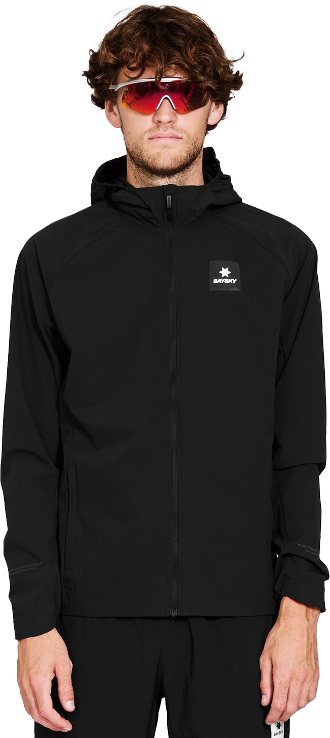 Clean Pace Flex Hooded Jacket Herre 901/Black