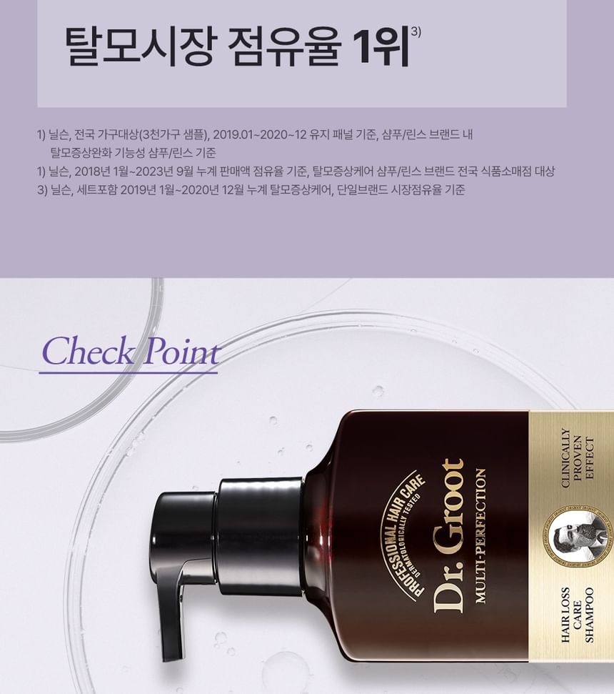 Dr. Groot - Multi-Perfection Shampoo tegen Haaruitval voor Zwak Haar