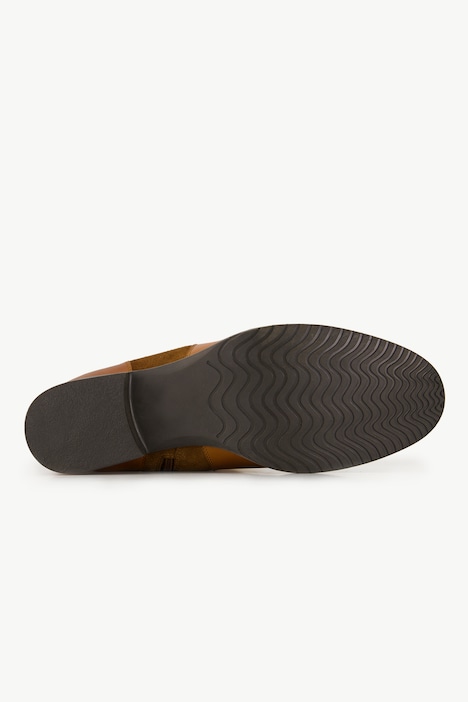 Lederstiefel, XL-Schaft, Wechselfußbett, Weite H