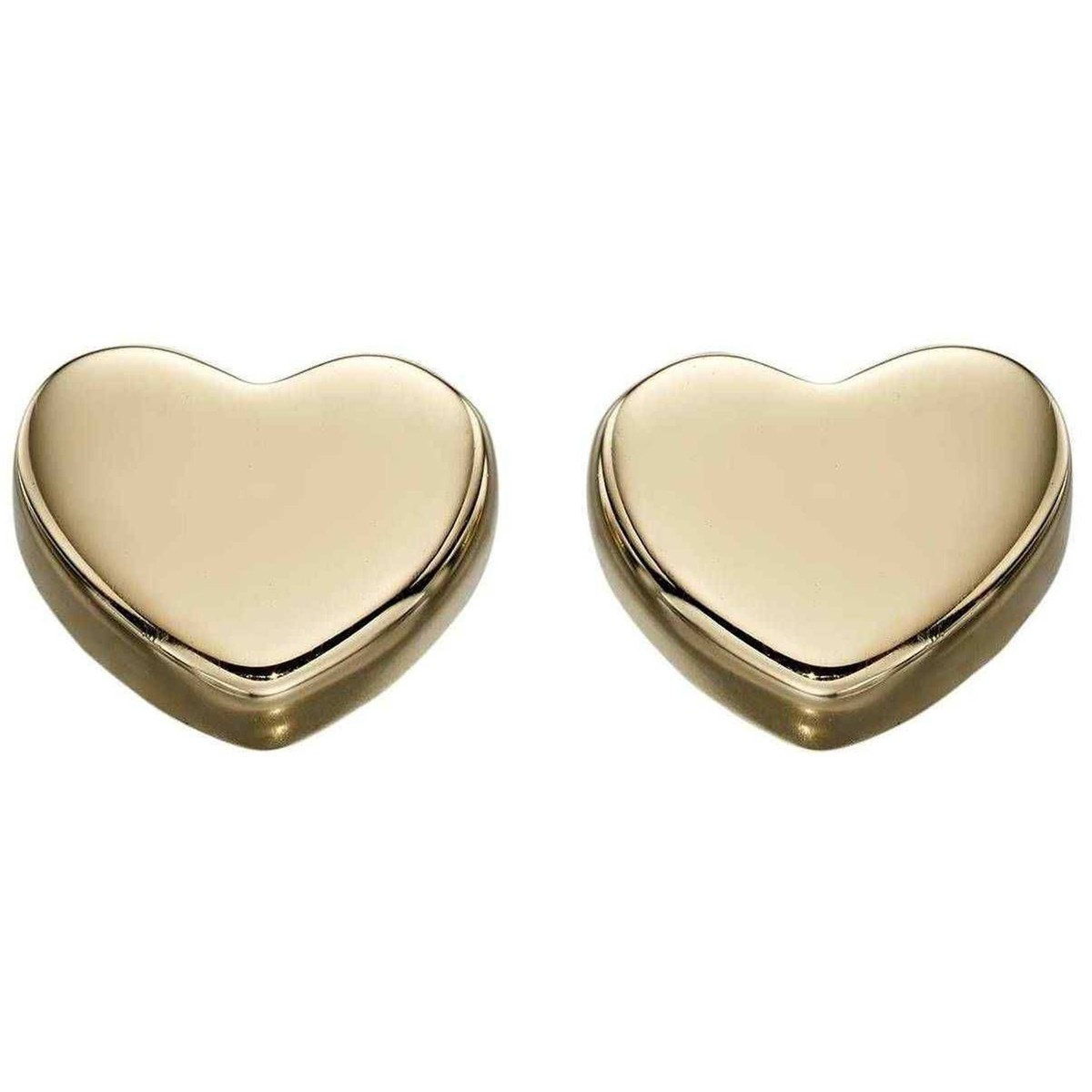 Boucle d'oreille coeur en Or 375/1000