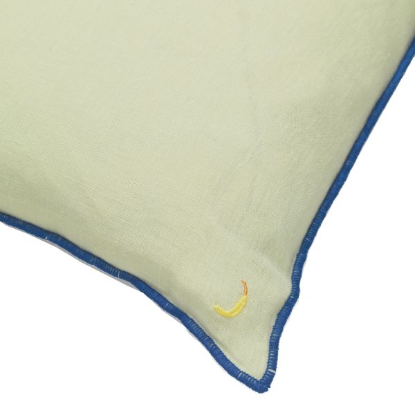Ferm Living Contrast Linen Kussen - Mint