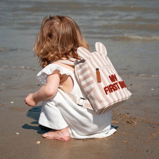Sac à dos My First Bag   Rayures Terra        de               Childhome