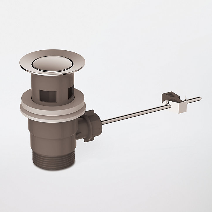 Mitigeur de lavabo chromé effet chute d'eau GoodHome Kellan