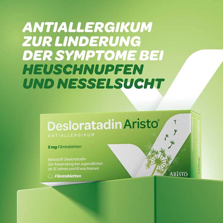 Desloratadin Aristo Antiallergikum 5 mg Filmtabletten, 2x100 St