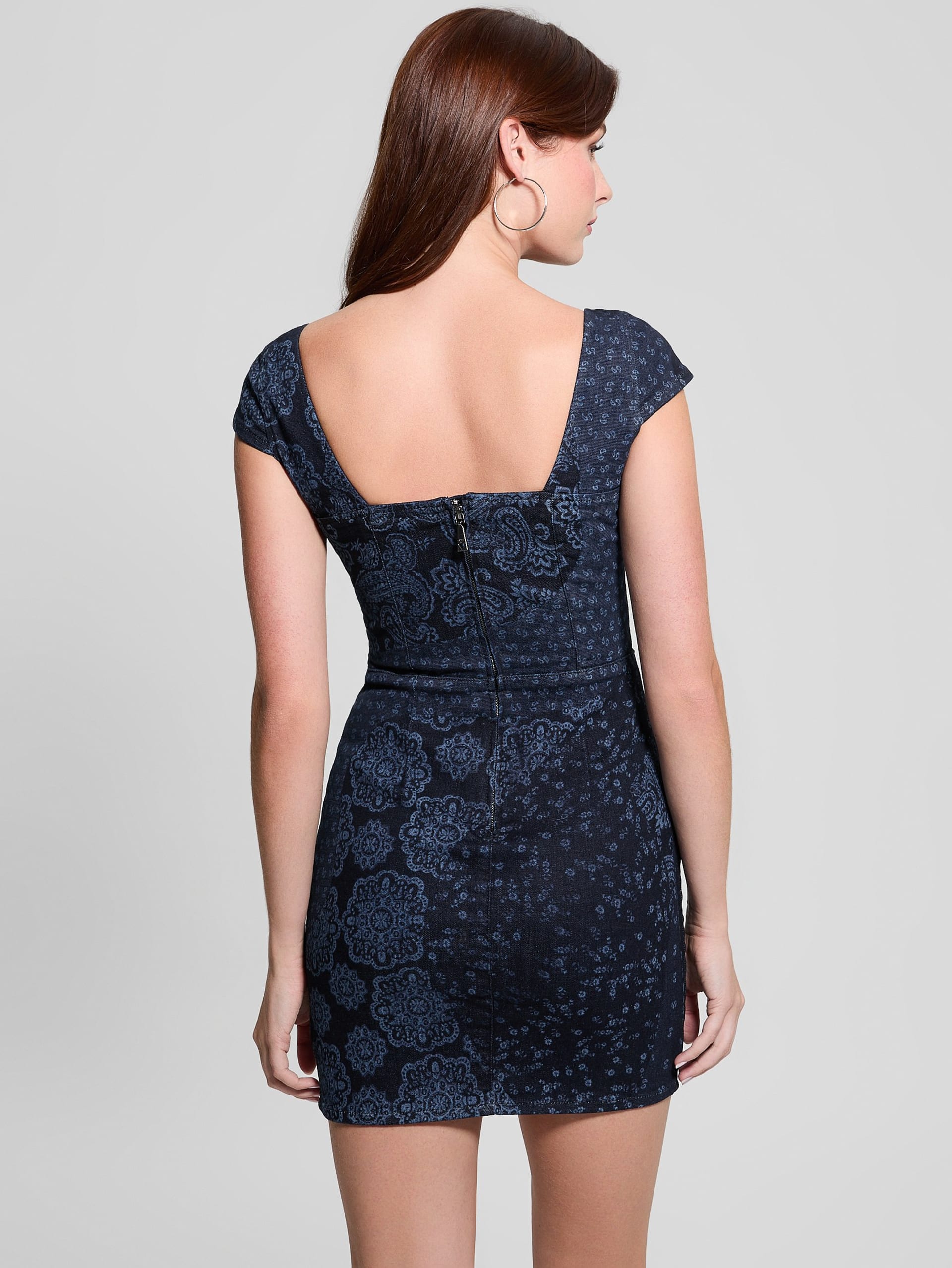 Vestido jeans estampado Eco Akira
