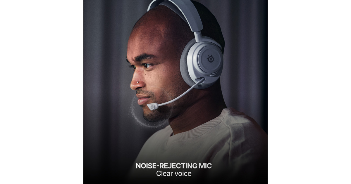 SteelSeriesArctis Nova 7P Wireless Gen 2 over-ear gaming headset  (Wit, PlayStation 4, PlayStation 5, 2.4 GHz / Bluetooth)