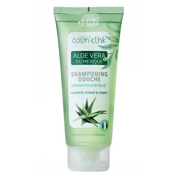 Shampoo de Banho MKL Green Nature Cosm'Ethik com Aloe Vera, importado do México, 200ml