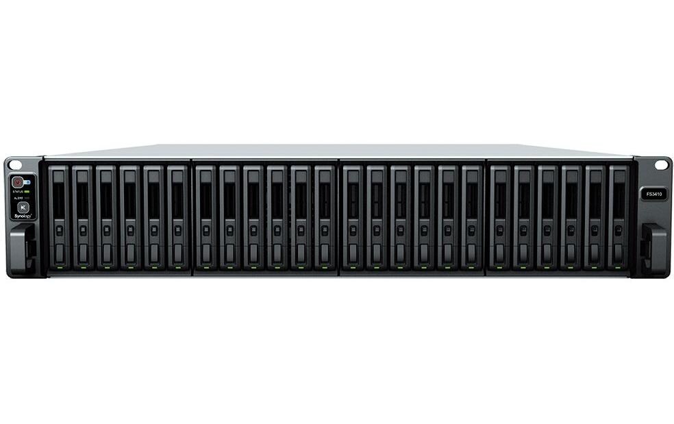 NAS FlashStation FS3410 24-bay<br>2HE Rackmount mit 24 Laufwerkschächten
