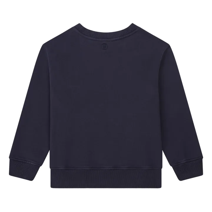 SMALLABLE BASICS Sweat Crewneck Garçon Molleton Bio | Bleu marine