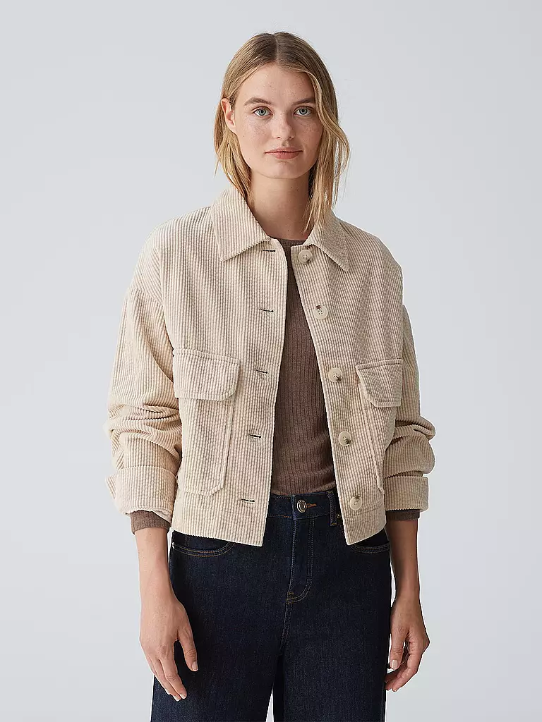 OPUS Cordjäckchen HENNJA beige