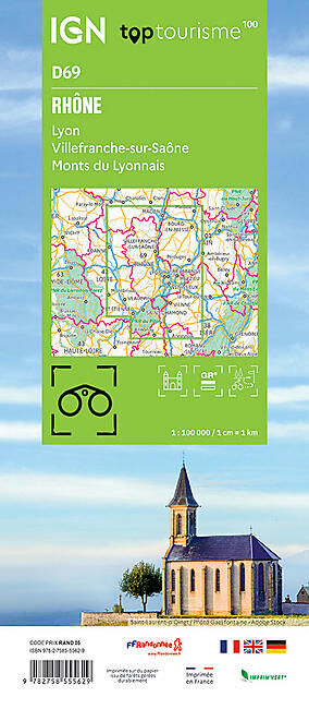 IGN - RHONE D69 TOP TOURISME 100 IGN