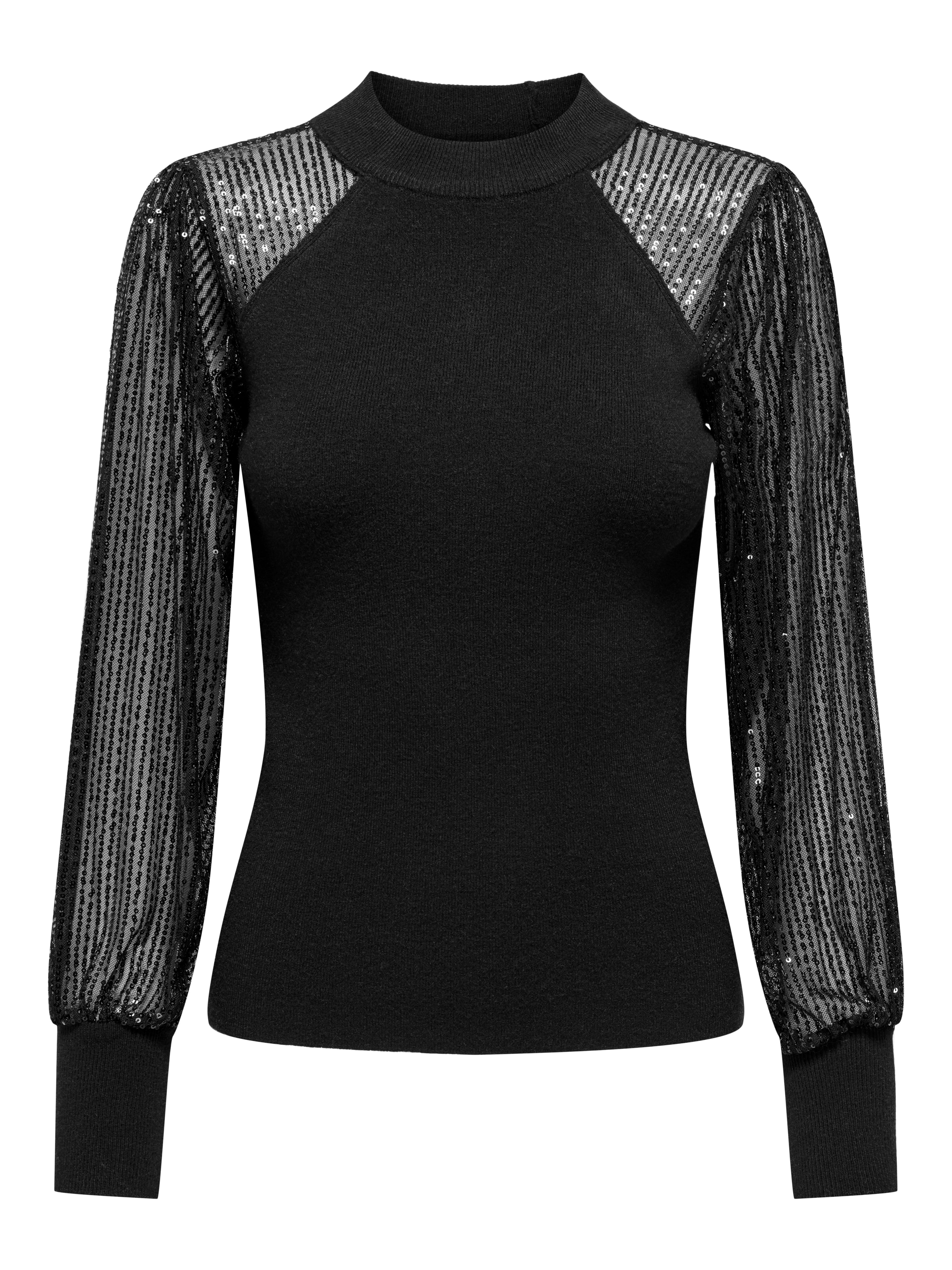 ONLNAJA Strickpullover Black