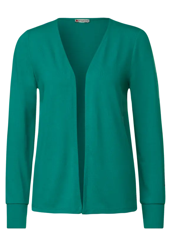 Offener Cardigan - intense aqua