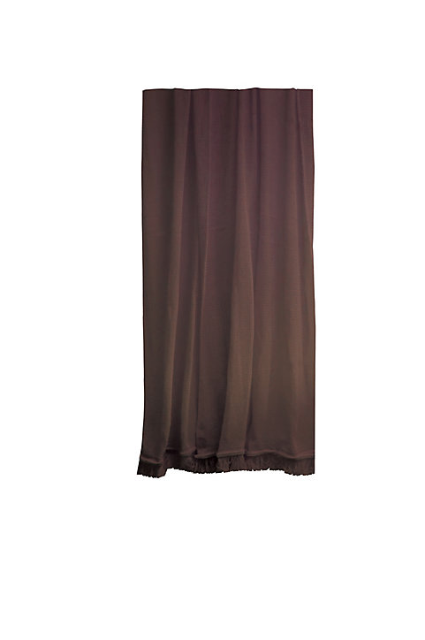 Moustiquaire de porte en coton gris ardoise 140 x 225 cm