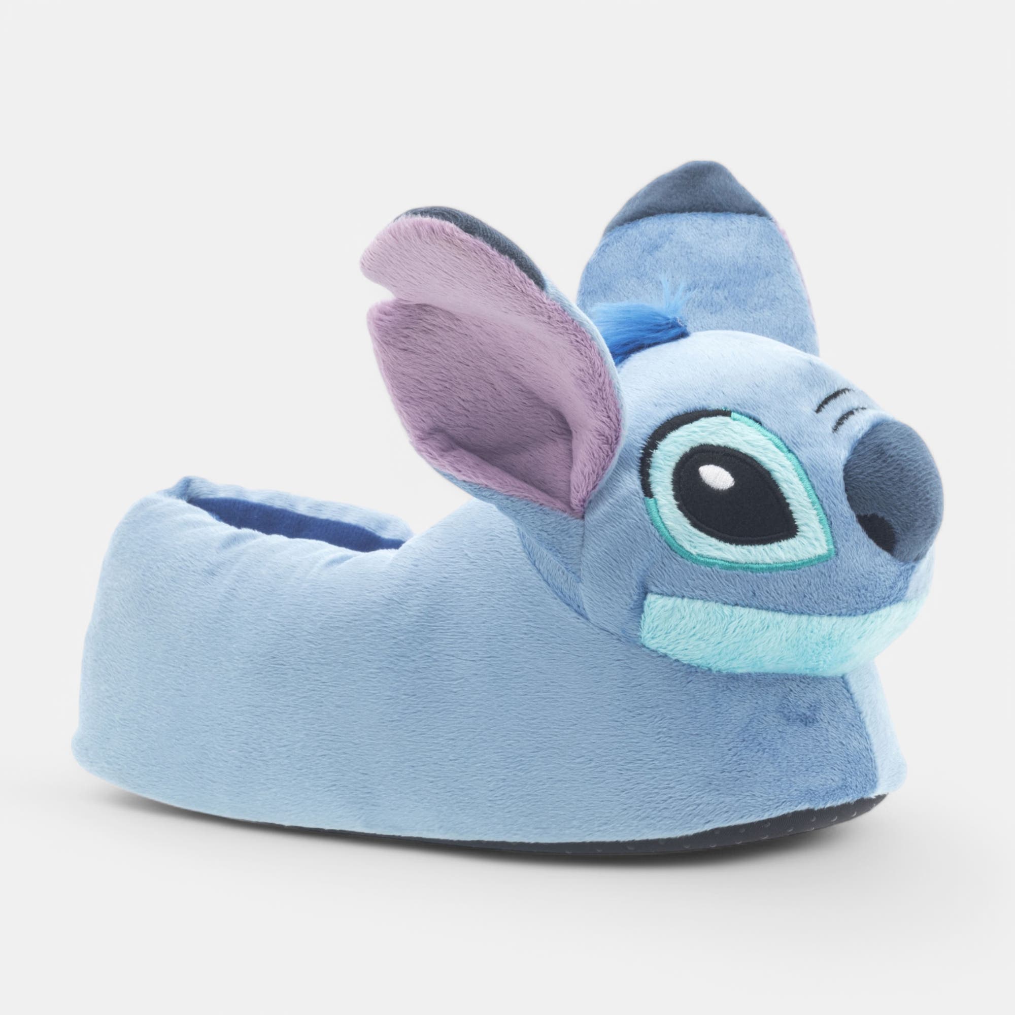 Pantoufles peluche Fille bleu