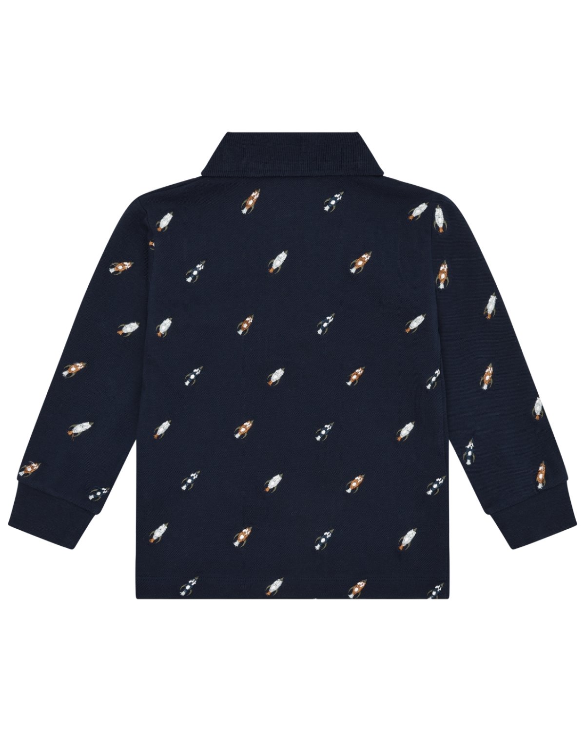 Pologenser m/ Krage og Knappestolpe – Vevd Øko Bomull | Stevie Space Embroidery