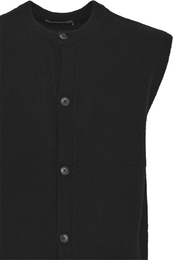 Casual Friday CFKARL cardigan vest Black beauty