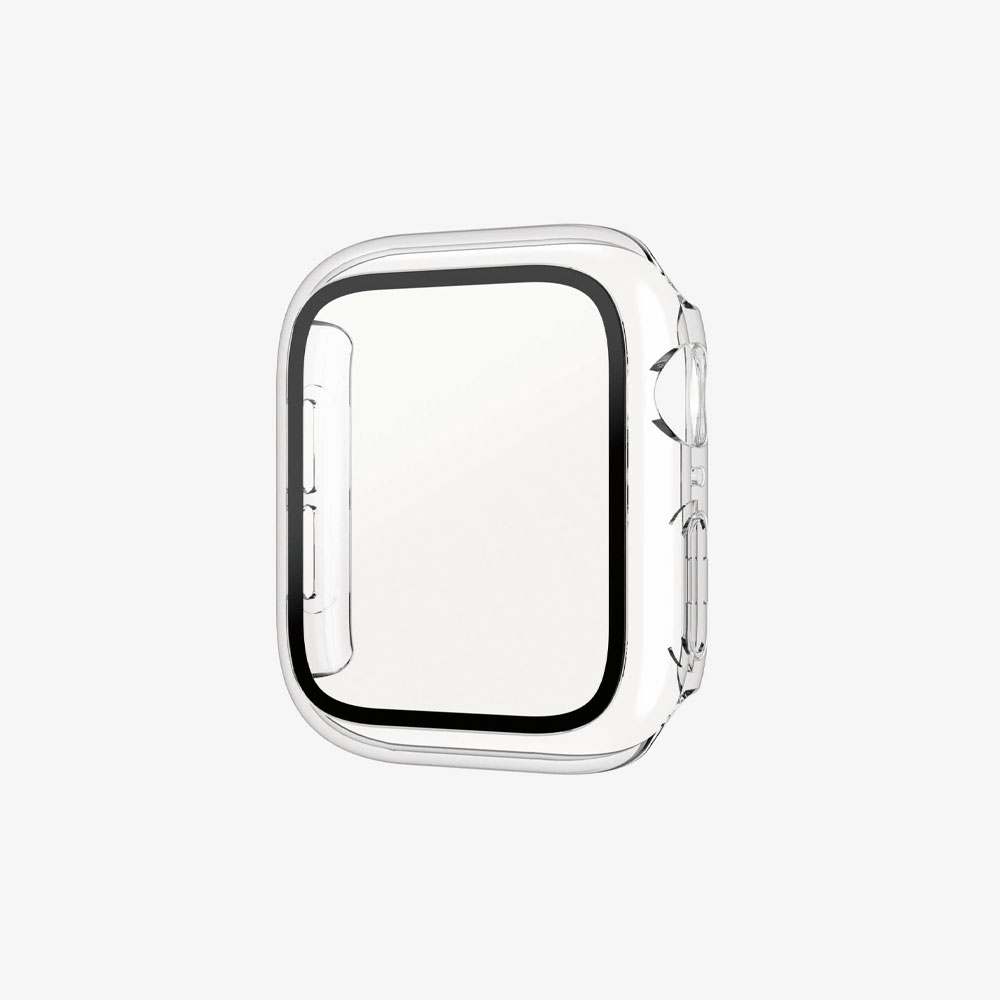 Apple Watch (40mm) Antibakterieller Hardcase Bumper   Display Schutzfolie (3642) - Transparent