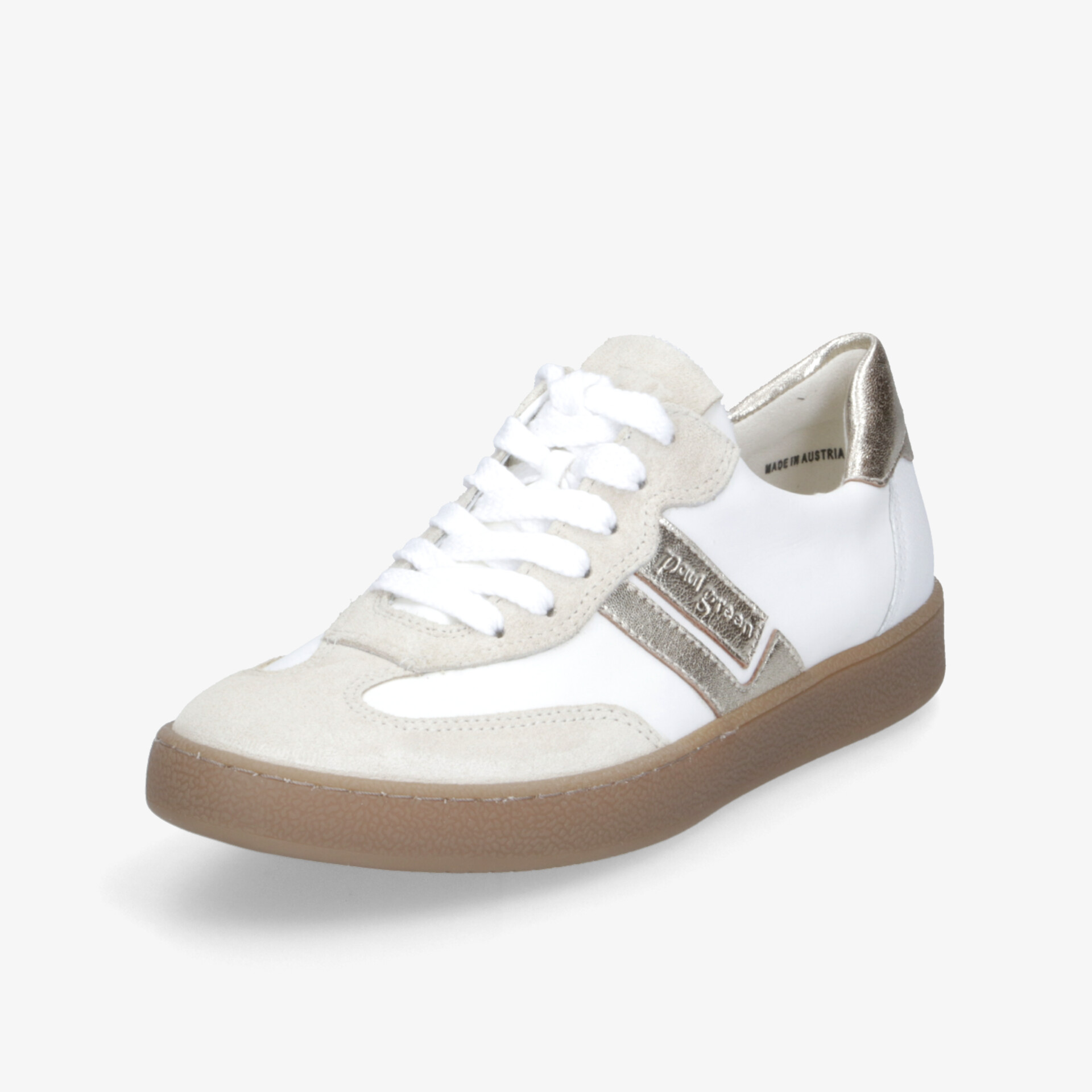 paul green Damen Klassische Schnürer beige