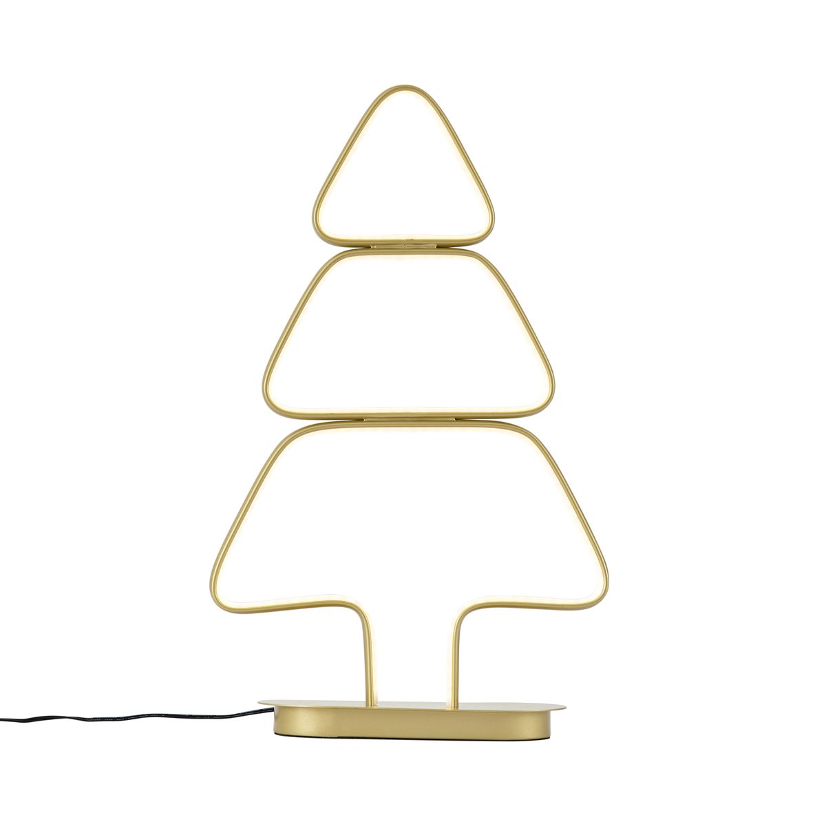 Kerst tafellamp goud kerstboom incl. LED - Arbre