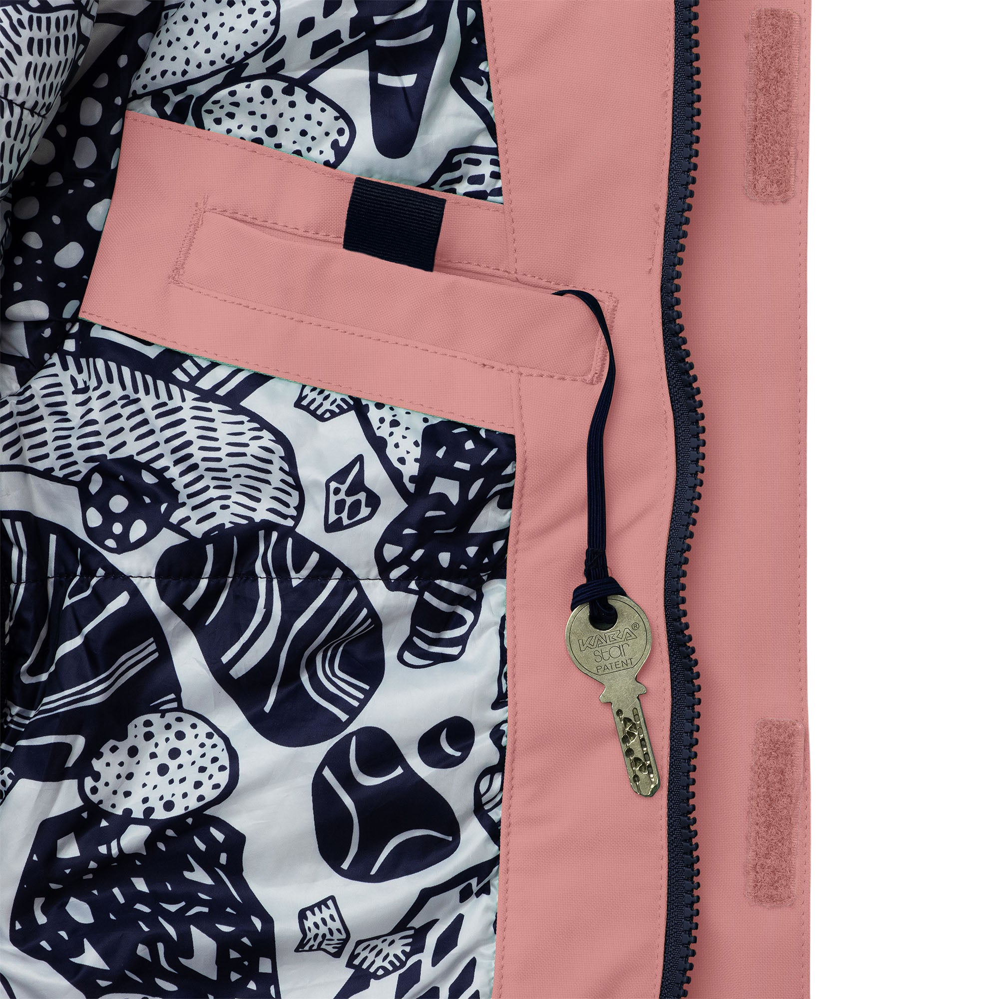Skijacke Mission Dark rose