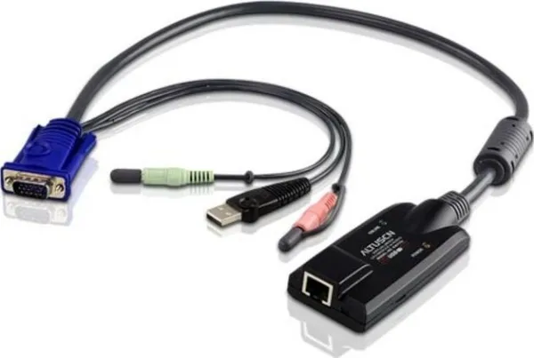 ATEN KA7176-AX, USB, USB, VGA, Flerfarvet, RJ-45, 1 x RJ-45