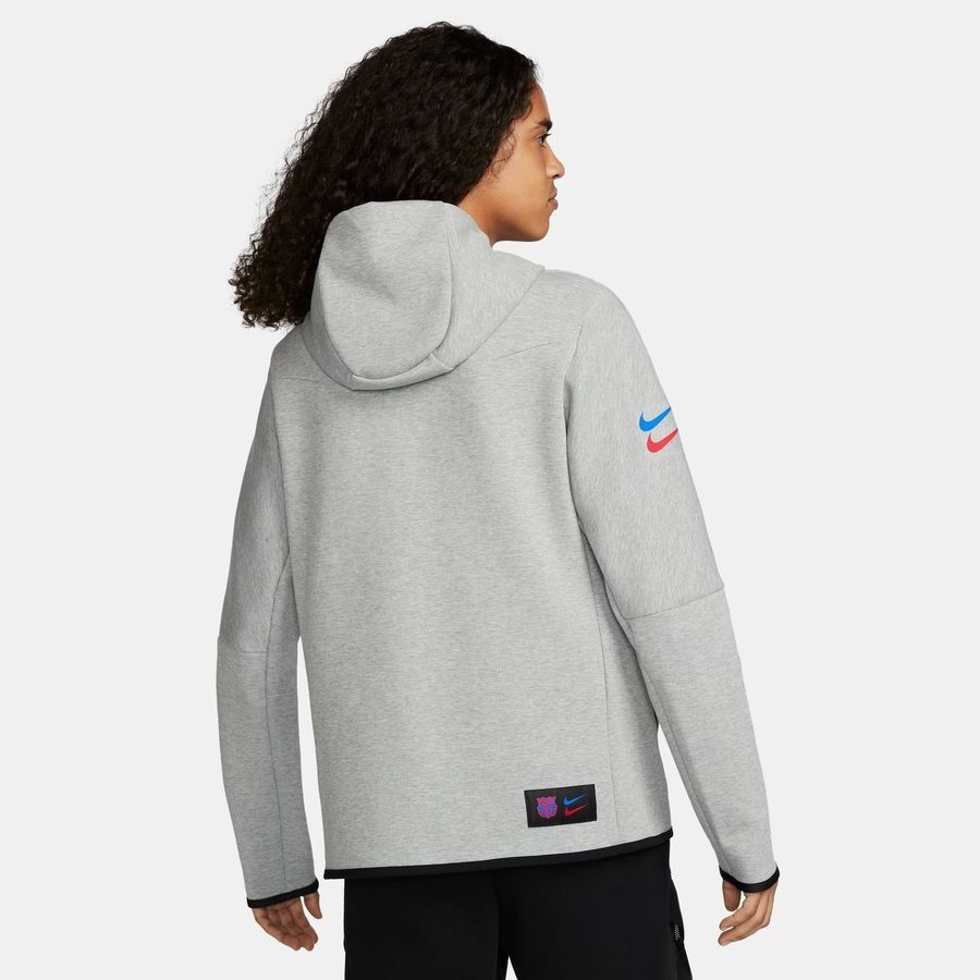 FC Barcelone Sweat à Capuche NSW Tech Fleece - Gris/Bleu