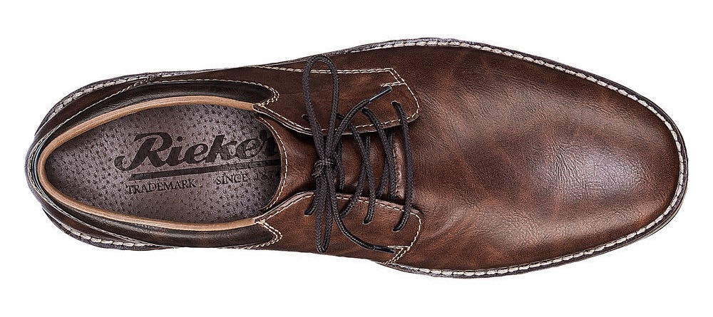 Rieker Schnürschuh  mit gepolsterter Innensohle, Freizeitschuh, Halbschuh, Schnürschuh